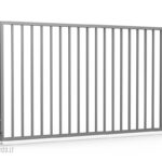 Dekoratyvinės metalinės tvoros segmentas Security 023