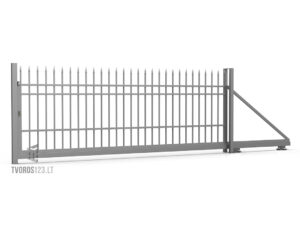 Dekoratyvinės metalinės tvoros vartai Modern 023